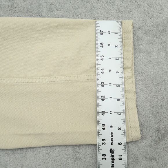 Levi's 505 Jeans Mens Fits 38x30 (Size 40x30) Beige Regular Straight 100% Cotton - Picture 4 of 16